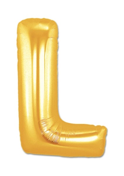 Ieg® L Harf Folyo Balon Altın Renk 40 Inç (4887)