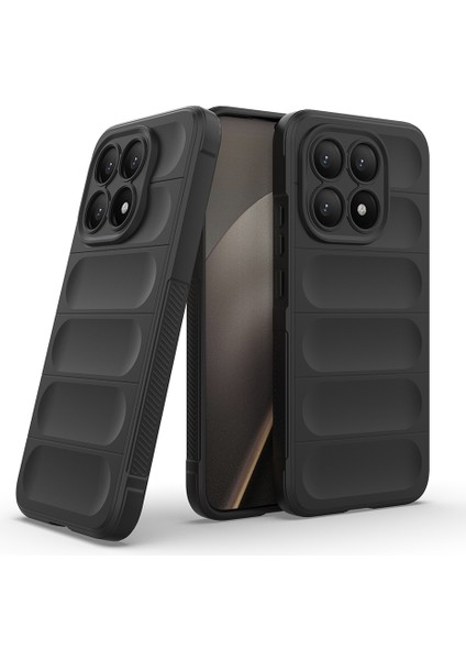 Xiaomi Mi 15T Uyumlu Kılıf Kamera Korumalı Içi Kadife Leke Bırakmaz Dalga Desenli Kapak