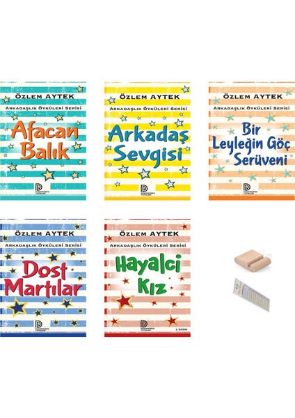 Arkadaşlık Öyküleri Serisi-1 / 5 Kitap Set / Özlem Aytek / 2. Sınıf / 6-7 Yaş Hikaye +Tablet Tutucu