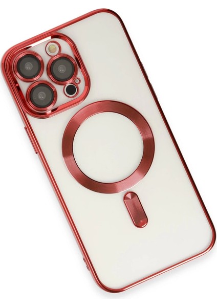 Iphone 14 Pro Kılıf Kross Magneticsafe Kapak - Kırmızı modelleri