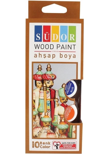 Ahşap Boya 15 ml 10 Renk SD124