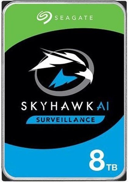 8tb ST8000VE001 Skyhawk 256MB 3.5” Sata 3 7200RPM 7-24 (Koyuncu Distiribitör Ürünü)