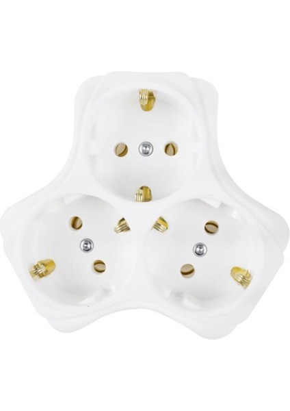 Yonca 3lü Beyazı Topraklı Fiş