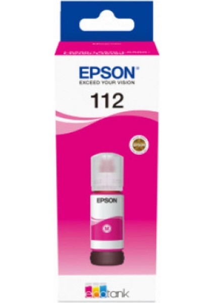 112 Magenta Kırmızı Şişe Mürekkep 13T06C34A