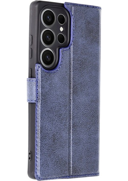 Ieg Samsung Galaxy S25 Ultra Kılıf Trend S Plus Kapaklı Kılıf - Lacivert