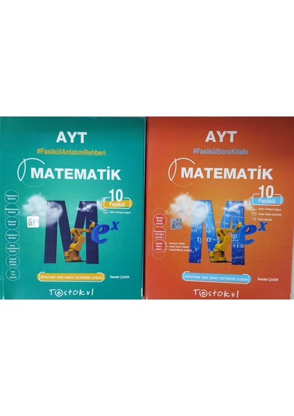Test Okul Yayınları Ayt Matematik Fasikül Anlatım Rehberi+Soru Kitabı