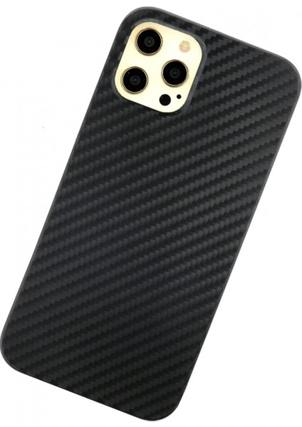 Ieg iPhone 12 Pro Max Kılıf Karbon Pp Silikon - Siyah modelleri