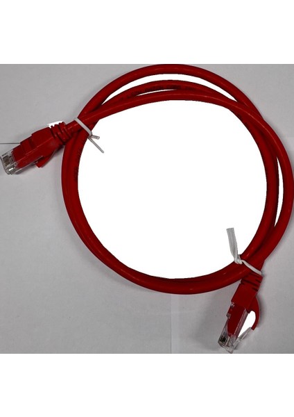 Ager AC-602-020/R 2mt Utp Cat6 Patch Kablo Kırmızı Cu, Lszh Awg 26/7