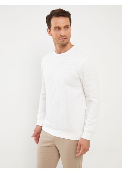 Yeni Sezon Bisiklet Yaka Uzun Kollu Erkek Sweatshirt modelleri