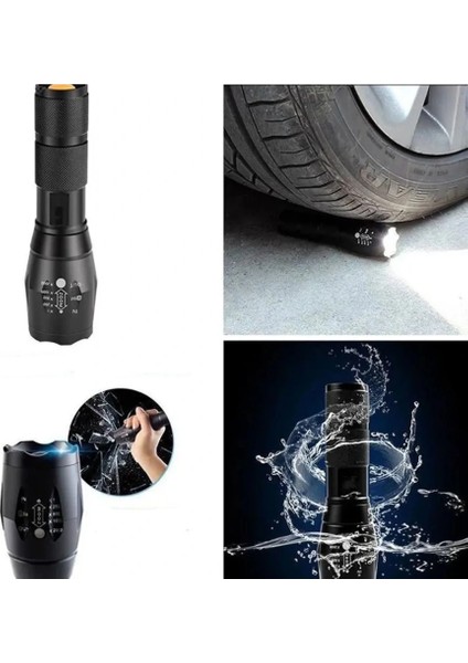 El Feneri Beyaz Sarı ve Mor Renk Aydınlatma Q5 LED modelleri