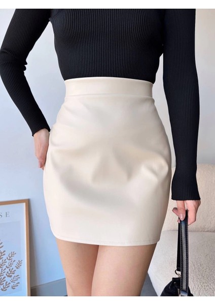 Lvsqvr Düz Deri Etek Bej H24468 (Beden: L) fırsatları