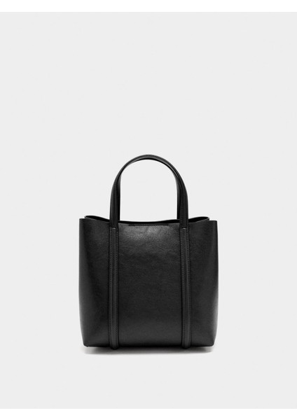 Çapraz Askılı Tote Çanta