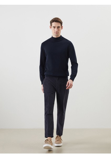 Yeni Sezon Standart Kalıp Kadife Erkek Chino Pantolon