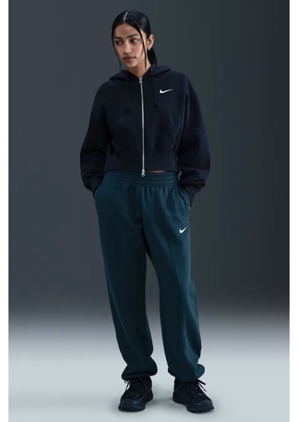 Sportswear Esst. Collection Normal Belli Bol Kesim Petrol Mavisi Kadın Eşofman Altı fırsatları