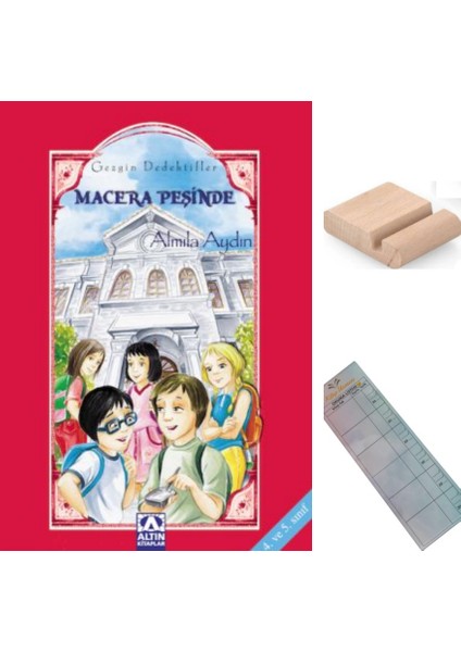 Gezgin Dedektifler -Macera Peşinde / Almila Aydın 4. Sınıf / 9-10 Yaş Hikaye +Tablet Tutucu