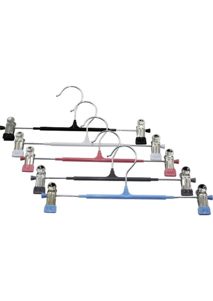 Ieg® 10 Adet Plasti̇k - Metal Uçlu Etek Askisi (4887)