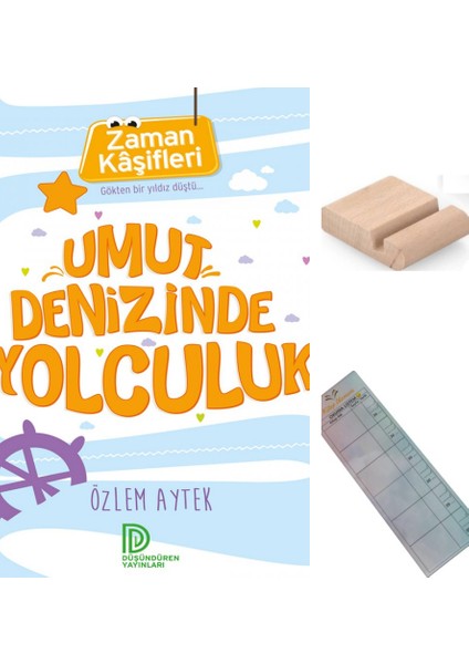 Umut Denizinde Yolculuk / Zaman Kaşifleri/ Özlem Aytek /3. Sınıf / 8-9 Yaş Hikaye+Tablet Tutucu