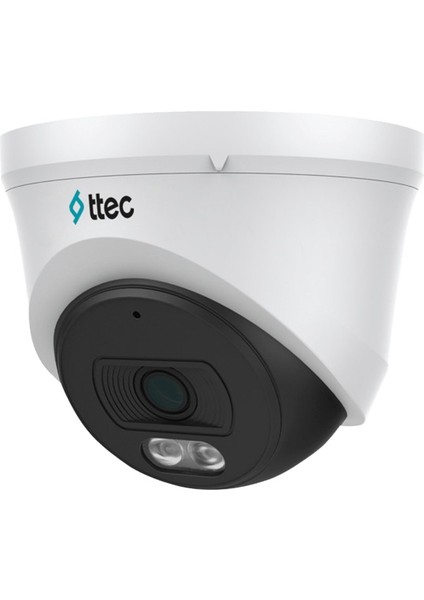 Ttec IPDP-2330M-M-LITE 2mp 2.8mm 30MT Dahili Sesli H265+ IP67 Smart LED Ip Dome Kamera