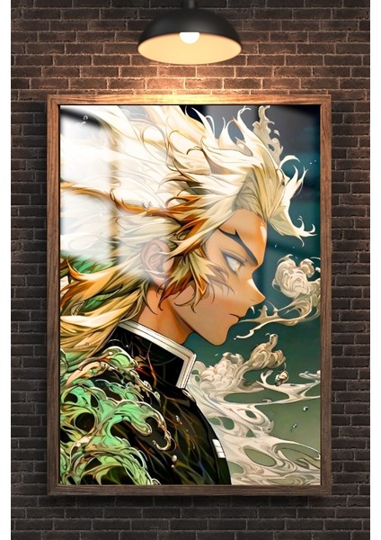 Demon Slayer Anime Çerçeveli Metal Poster Tablo fırsatları