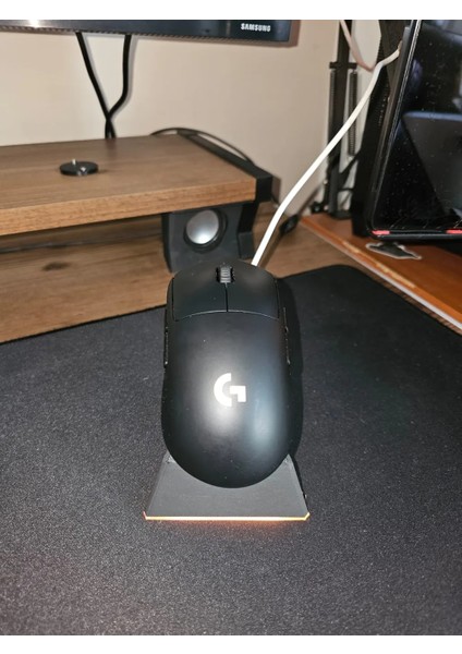Universal Gaming Mouse Standı / Display Tutucu - Kişiselleştirilebilir Renk Masa Düzenleme Aksesuarı modelleri
