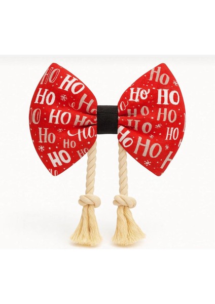 Yilbasi Temali Dev Papyon Ipli Köpek Oyuncagi - Yilbasi Hediyesi/papyon Hediyeli