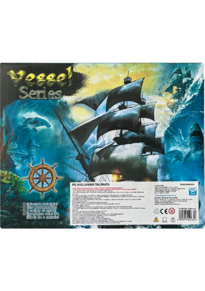 Sürtmeli Sesli ve Işıklı Korsan Gemisi fiyatları