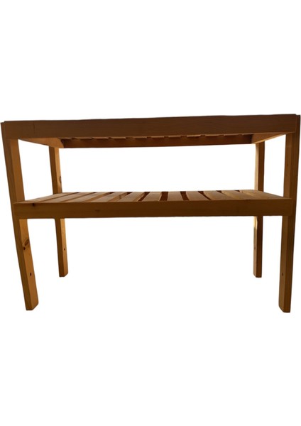 Doğal Ahşap Dekoratif Raf