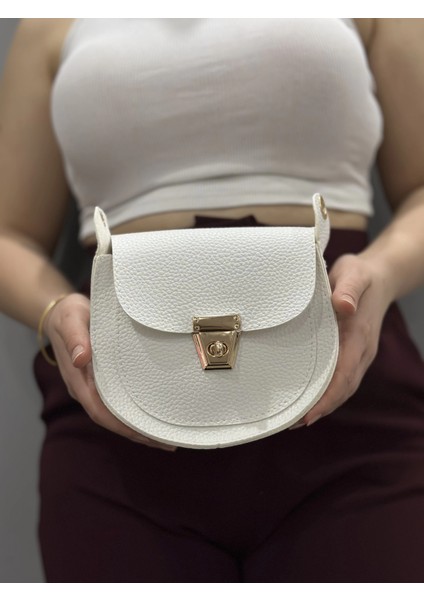 Nrtmsa Klasik Kapaklı Beyaz Cilt Çanta (Beden: Standart) fırsatları