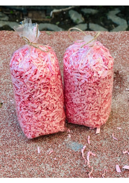 Toz Pembe Kırpık Kağıt 50 gr | Z Zigzag Kutu Dolgu ve Süsleme Kağıdı | Hediye Kutusu Için fiyatları