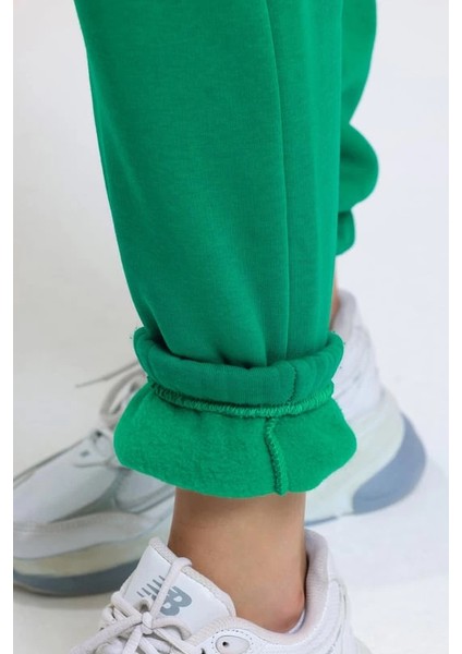 Nrtmsa 3 Iplik Şardonlu Paça Lastikli Eşofman Yeşil İS001 (Beden: Xl) indirimleri