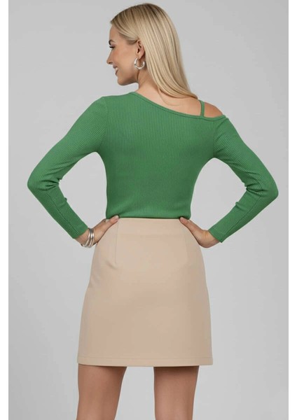 Nrtmsa Tek Omuz Ipli Bluz Yeşil T4328 (Beden: L) modelleri