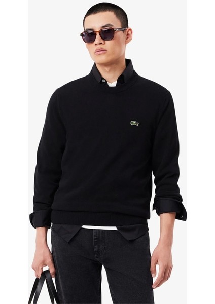 Bisiklet Yaka Basic Regular Kazak