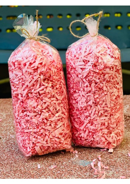 Toz Pembe Kırpık Kağıt 100 gr | Z Zigzag Kutu Dolgu ve Süsleme Kağıdı | Hediye Kutusu Için fiyatları