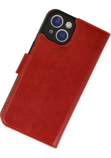 Iphone 14 Plus Kılıf Trend S Plus Kapaklı Kılıf - Kırmızı fiyatları