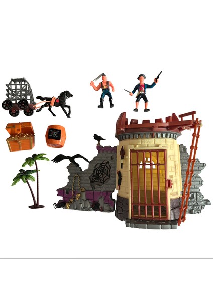 Aksesuarlı Korsan Zindanı Oyun Seti fiyatları