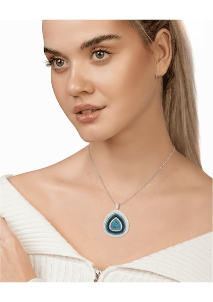 925 Ayar Gümüş Bayan Kolye - M16 fiyatları