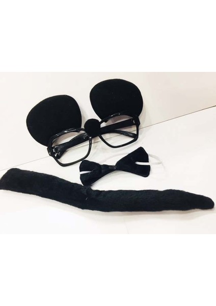 Mickey Mouse Gözlüğü Papyonu Kuyruğu Seti (5358) fiyatları