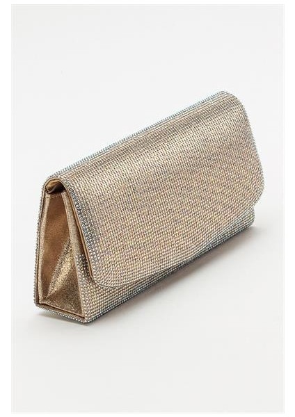 Kadın Kps Altın Taşlı Şık Çanta