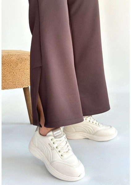 Nrtmsa Yejja Bej Cilt Bağcıklı Spor Ayakkabı (Numara: 37) fiyatları