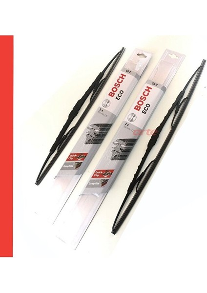 Nissan Qashqai Ön Silecek Takımı | Ara. 2013 - Haz. 2021 | Bosch Eco Serisi | 2'li Set | fırsatları