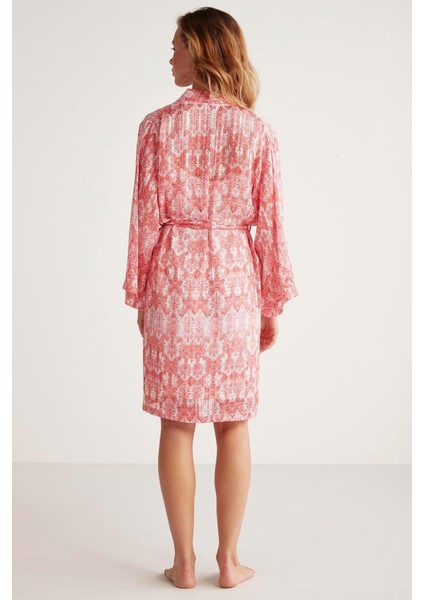 Penye Mood Desenli Sabahlık Takım modelleri