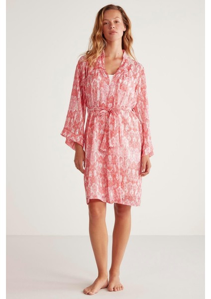 Penye Mood Desenli Sabahlık Takım indirimleri