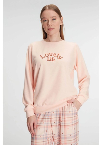 Arias Closet Pamuklu Kışlık Uzun Kol Kadın Pijama Takım modelleri