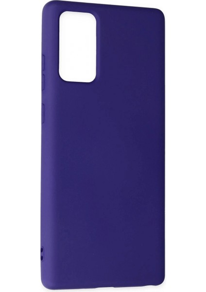 Ieg Samsung Galaxy Note 20 Kılıf Nano Içi Kadife Silikon - Mor fiyatları