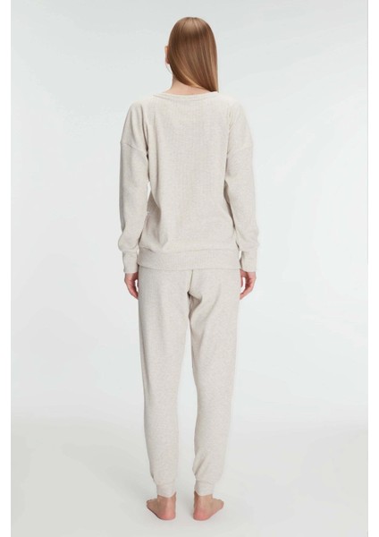 Arias Closet Yeni Sezon Kışlık Pamuklu Uzun Kol Pijama Takımı modelleri