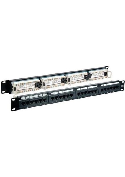 1u 24PORT Cat6 Utp Dolu Patch Panel Pg-24-D