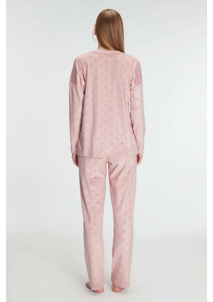 Arias Closet Uzun Kol V Yaka Sweatshirt ve Pantolon Takım Pijama Takımı fiyatları