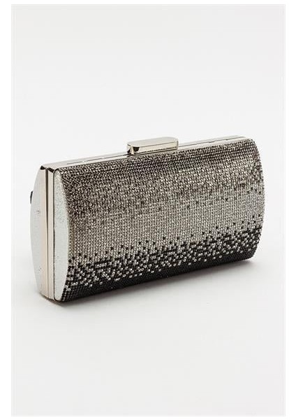 Kadın Bnje Gümüş Taşlı Şık Portföy Çanta modelleri