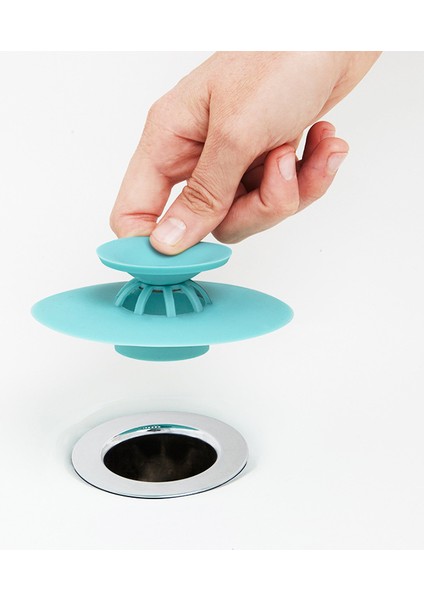 Vakumlu Lavabo Süzgeci - Tahliye ve Durdurma Süzgeci + Kirpi Tasarımlı Rende - 2li Set D5E2R6 modelleri