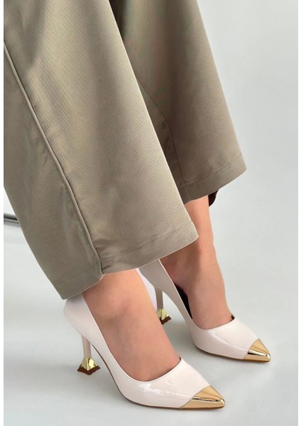 Nrtmsa Artem Bej Rugan Topuklu Ayakkabı (Numara: 40) modelleri